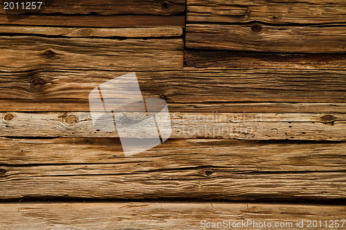 Image of weathered old brown wooden texture