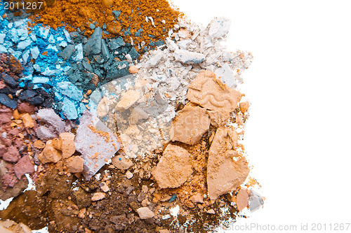 Image of crushed eyeshadows