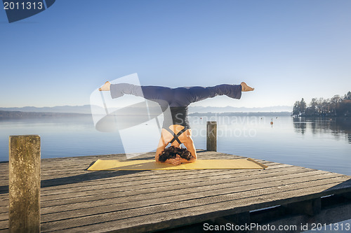 Image of yoga woman