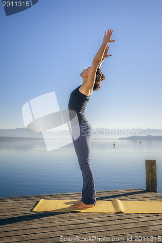 Image of yoga woman