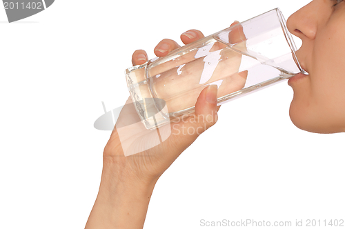 Image of drinking mineral water