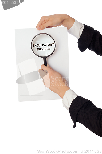 Image of Exculpatory evidence