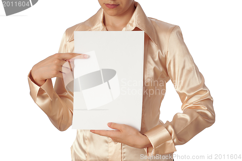 Image of white blank paper