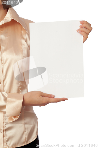 Image of white blank paper