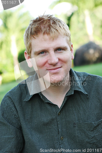 Image of Portrait of a happy man