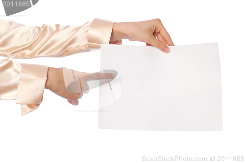 Image of white blank paper