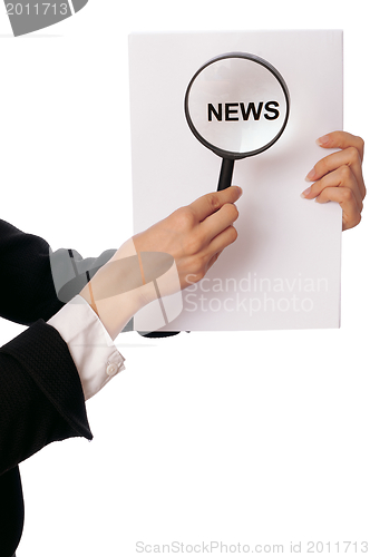 Image of preparing hot news