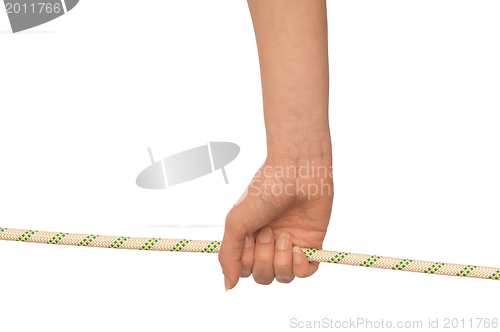 Image of pulling of a rope