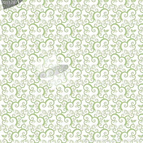 Image of seamless floral patten