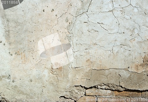 Image of White cement wall