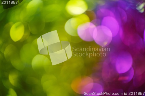 Image of Abstract christmas lights as background