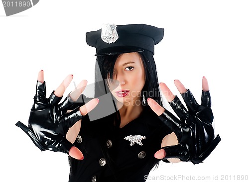 Image of Sexy police woman