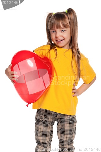 Image of Girl with heart