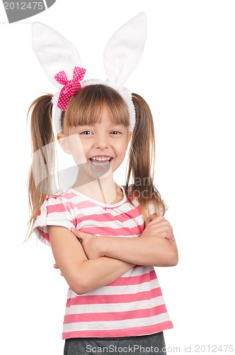 Image of Girl with bunny ears