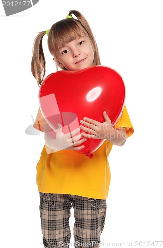Image of Girl with heart