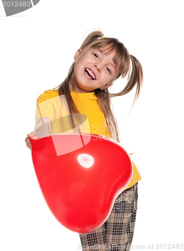 Image of Girl with heart