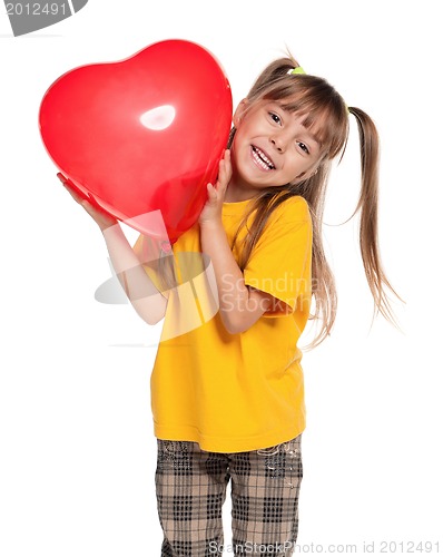 Image of Girl with heart