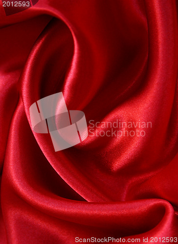 Image of Smooth Red Silk as background 