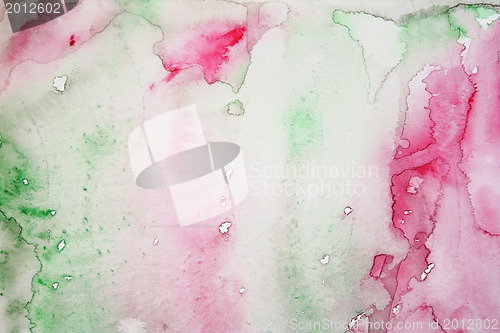Image of Abstract watercolor background on paper texture