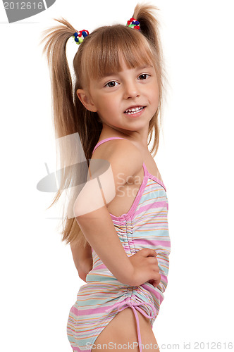 Image of Girl wearing swimsuit