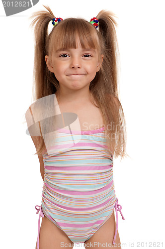Image of Girl wearing swimsuit