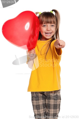 Image of Girl with heart