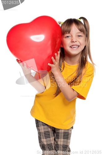 Image of Girl with heart