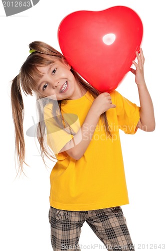 Image of Girl with heart