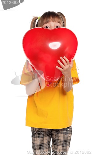 Image of Girl with heart