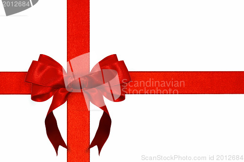 Image of Red ribbon with bow