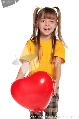 Image of Girl with heart