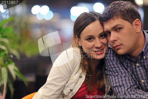 Image of happy couple outdoor