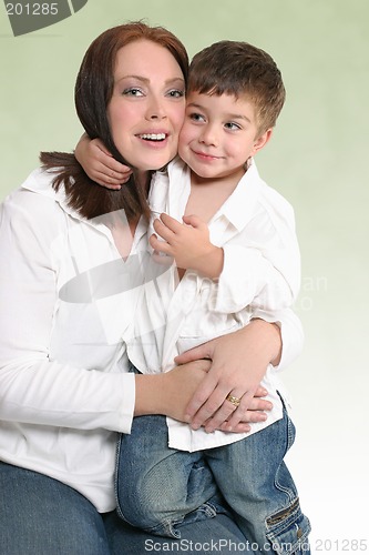 Image of Mother and son