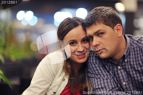 Image of happy couple outdoor