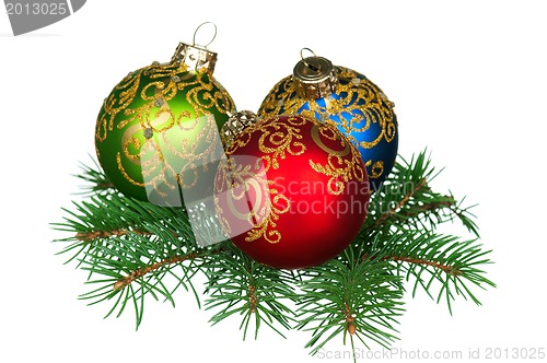 Image of Christmas baubles