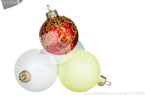 Image of Christmas baubles