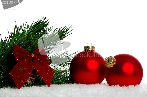 Image of Red baubles