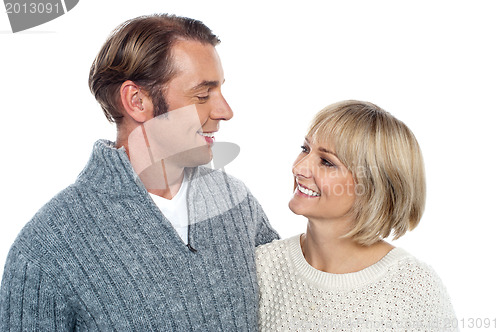 Image of Middle aged caucasian couple in love