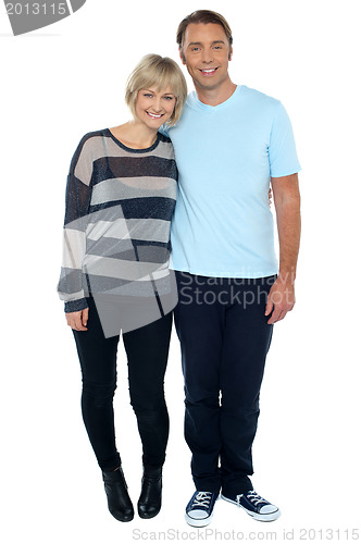 Image of Attractive middle aged love couple