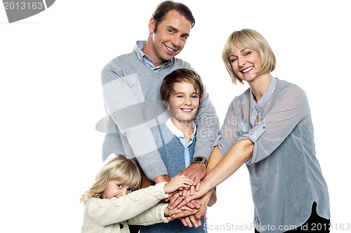 Image of United family pledging their forever support