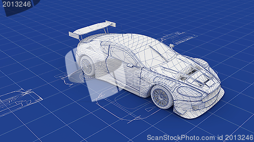 Image of Blueprint Race Car