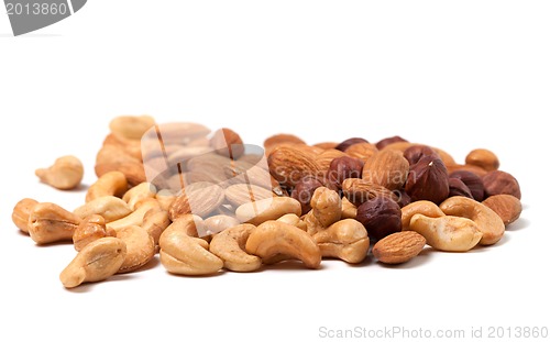 Image of Cashews, hazelnuts and almonds