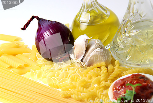 Image of Pasta ingredients 