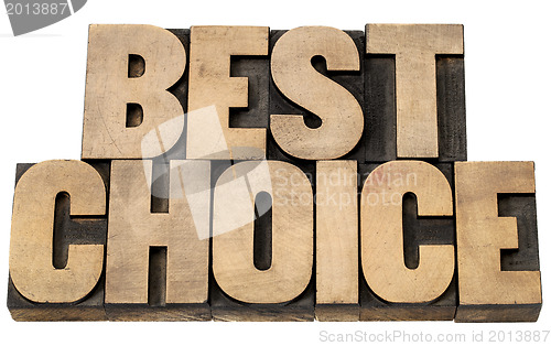 Image of best choice