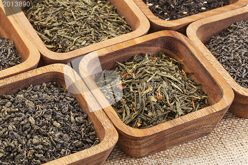 Image of green tea ssample set