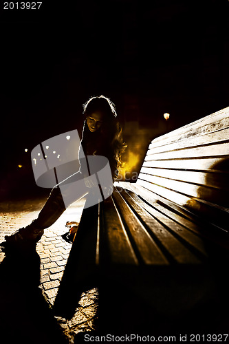 Image of Girl on the bench