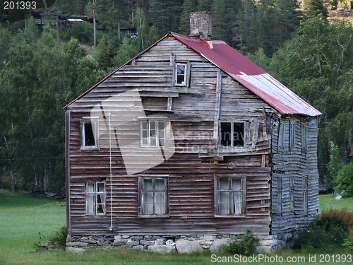 Image of Old abandoned wooden house