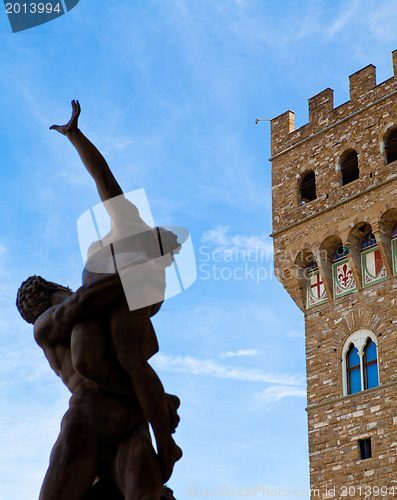 Image of Florence statue and tower