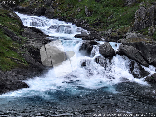 Image of Foaming and powerful river