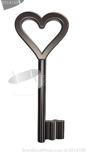 Image of heart key